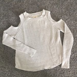 Cold shoulder Hollister sweater
